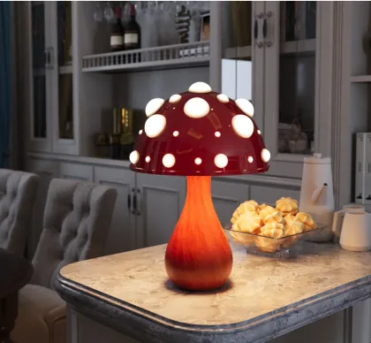 Matsutake Modern Indoor Bedside Decorative Table Lamp