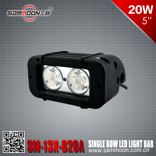 5 Inch 20W Single Row LED Light Bar