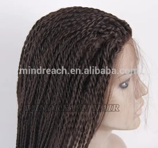 Wholesale price high quality human hair dreadlock wigs lace front wig