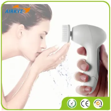 Electric Facial Cleaner Face Skin Care Brush Massager Scrubber Waterproof 4 in 1