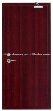 real photo high quality fire rated sliding wood door