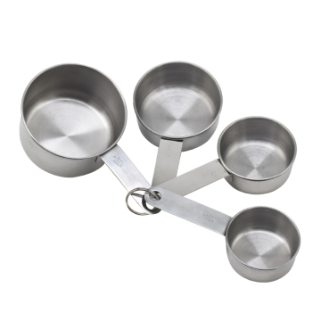 Stainless Steel Professional 4Pcs Kitchen Measuring Cups