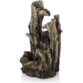 Five Tiered Rainforest Tree Trunk LED Lights Fountain