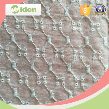 White Swiss Fabric 100 Cotton Lace Embroidery Fabric