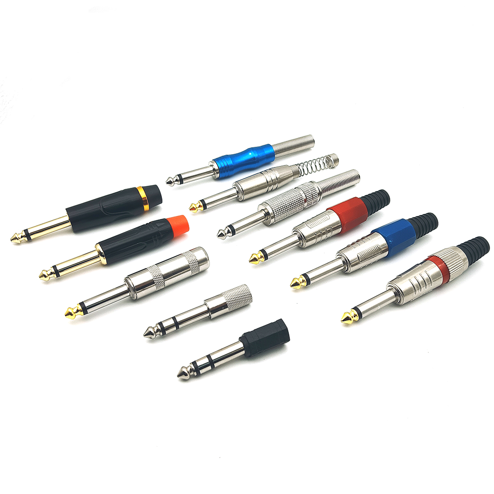 6.35mm Audio Microphone Amplifier Guitar Mono Stereo Plug
