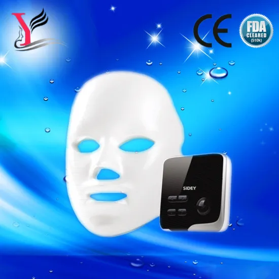 pdt LED light facial skin care/ skin rejuvenation/ wrinkle removal led facial therapy mask machine