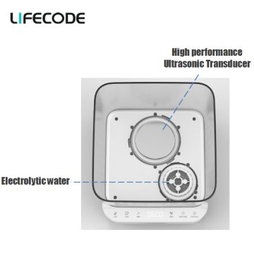 Household mini digital ultrasonic cleaning for fruit&veg.