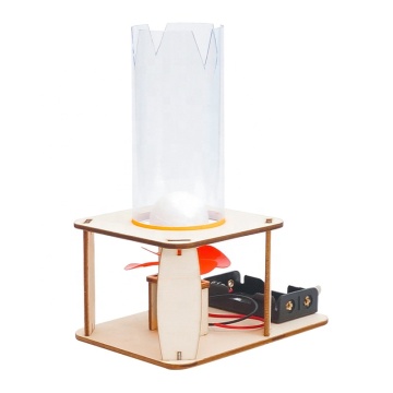 Wooden Stem Education Toy: DIY Air Suspension Ball Science Experiment