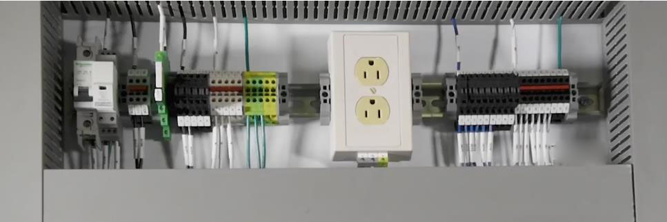 Din rail terminal block