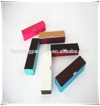 PU Leather Handmade Rectangle Folding Hard Eyeglasses Case