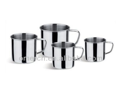 8 cm stainless steel camping mug, stainless steel beer mug