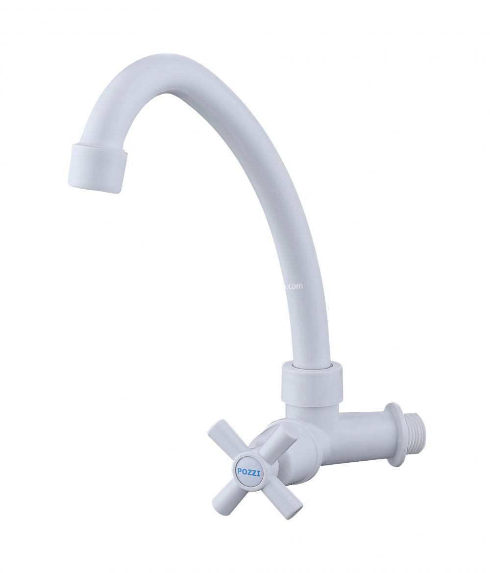 White Kitchen Sink Faucets