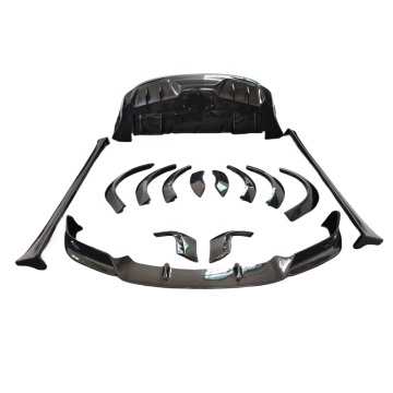 Carbon Fiber Body Kit Accessories for Tesla Model X: Enhancing Style and Performance with Front Lip, Side Skirts, Rear Diffuser, and Wide-Body Fenders