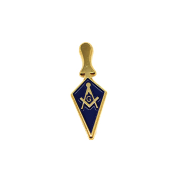 Freemasonry Masonic Regalia: The Trowel with Square and Compass - A Symbolic Tool and Pin for Masonic Members