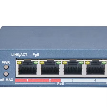 Hik OEM DS-3E0105P-E(B) 4 Port Fast Ethernet Unmanaged POE Switch