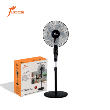 18 Inch Electric Industrial Stand Fan - Pedestal Swing Floor Fan AC DC