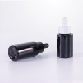 20ml 30ml black glass serum bottle with dropper