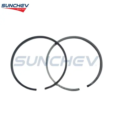 SUNCHEV Piston 2 Ring O/S(0.5mm) 12140-93120-050 For Suzuki 15hp