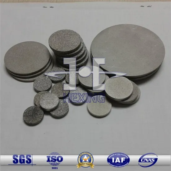 Type A 5 Layer Sintered Filter Disc