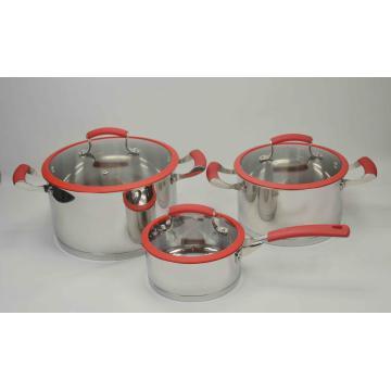 TP20122010 6Pcs  Stainless Steel Cookware Set