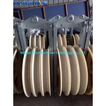 Gegalvaniseerd nylon Sheave Aerial Cable Pulley Block