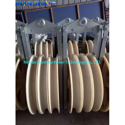 Gegalvaniseerd nylon Sheave Aerial Cable Pulley Block