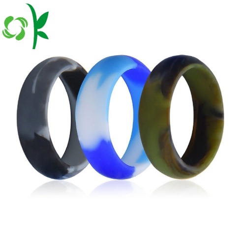 Mixing Camouflags-color Finger Ring Silicone Wedding Ring