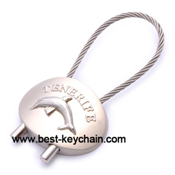 Metal Souvenir Tenerife Gift Dolphin Keychain (BK52699)