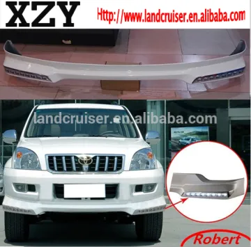 2003-2009 prado FJ120 front bumper lip(with led),bodykit for prado FJ120