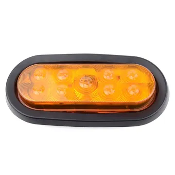 DC12-24V Red Oval Sealed LED Turn Signal and Parking Light Kit
