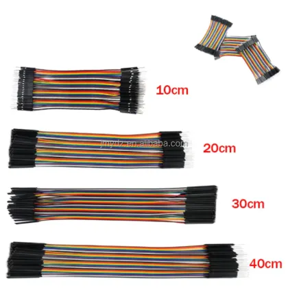 DuPont Cable Jumper Wires 10CM-40CM 40pin Male to Female for Arduino Projects