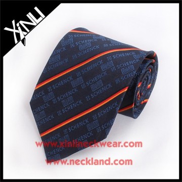 Shengzhou Manufacturer Tie Custom Logo Men Silk Logo Necktie