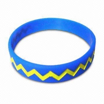 Debossed logo bracelet