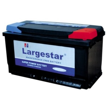 Maintenance Free Battery Lead Acid Battery Rechargeable Battery DIN88 Largestar