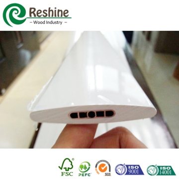 PVC Faxwood Shutter Components Reinforced Louver