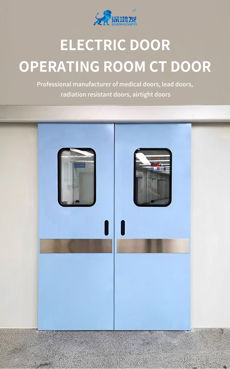 Medical sliding door for hospital