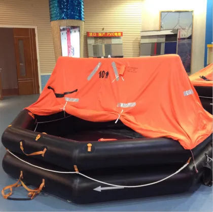 EC approval raft throw overboard type life raft