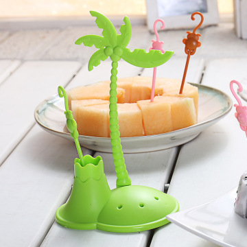 Coconut Monkey Fruit Fork Set