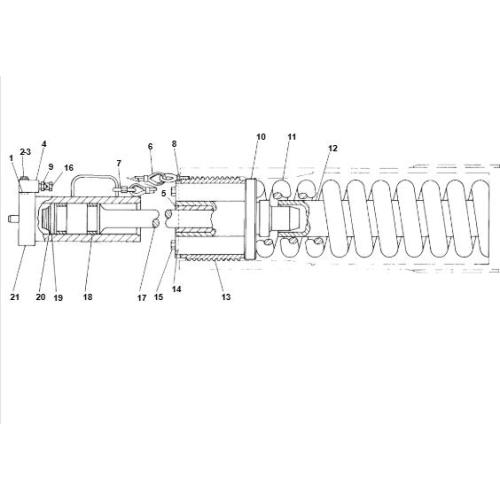 TRACKADJUSTER&RECOILGP D7H 3T-4456