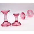 long stem glass votive candle holder sets