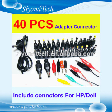 40pcs in 1 Universal Laptop AC DC Jack Power Supply Adapter Connector Plug For notebook cable