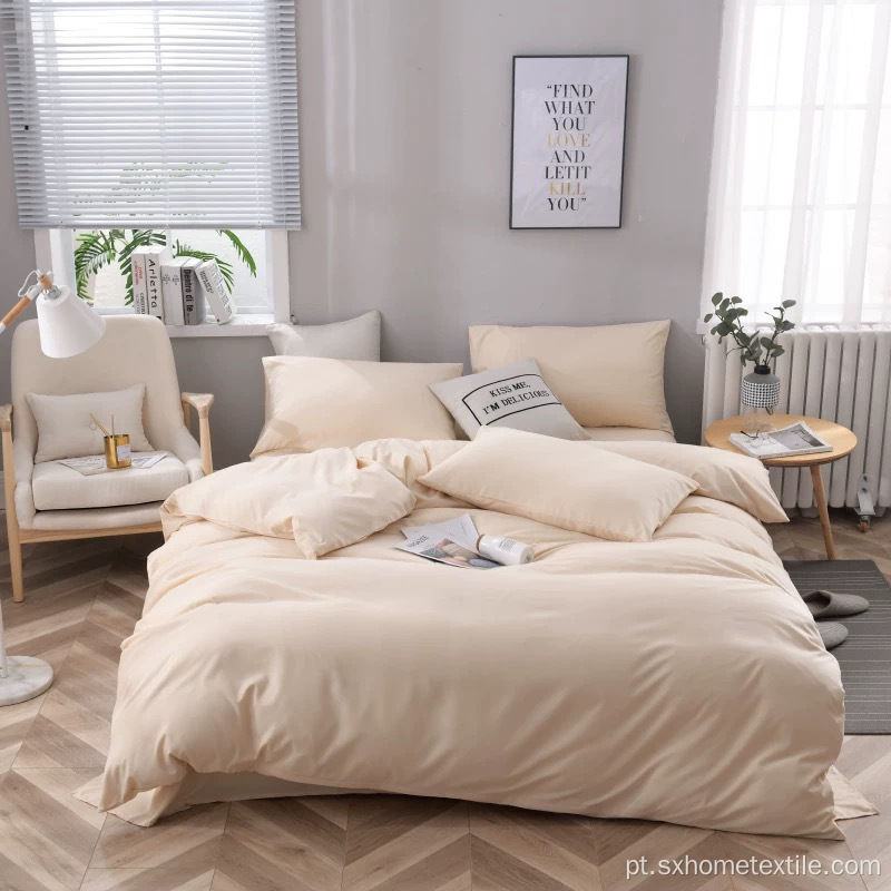 Softness Solid Color Folha plana Folha de cama