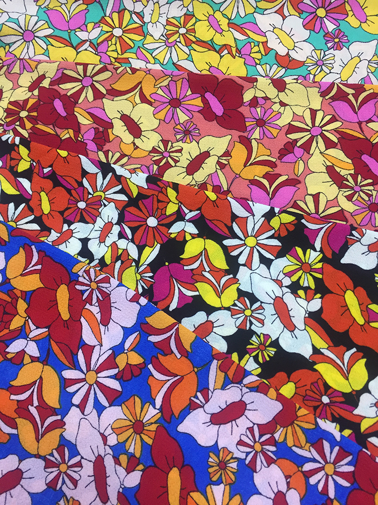 polyester print fabric