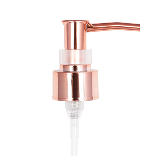 24-410 28-410 Commodity Liquid Plastic Jabón Dispensador Bomba de plata de oro rosa con clip