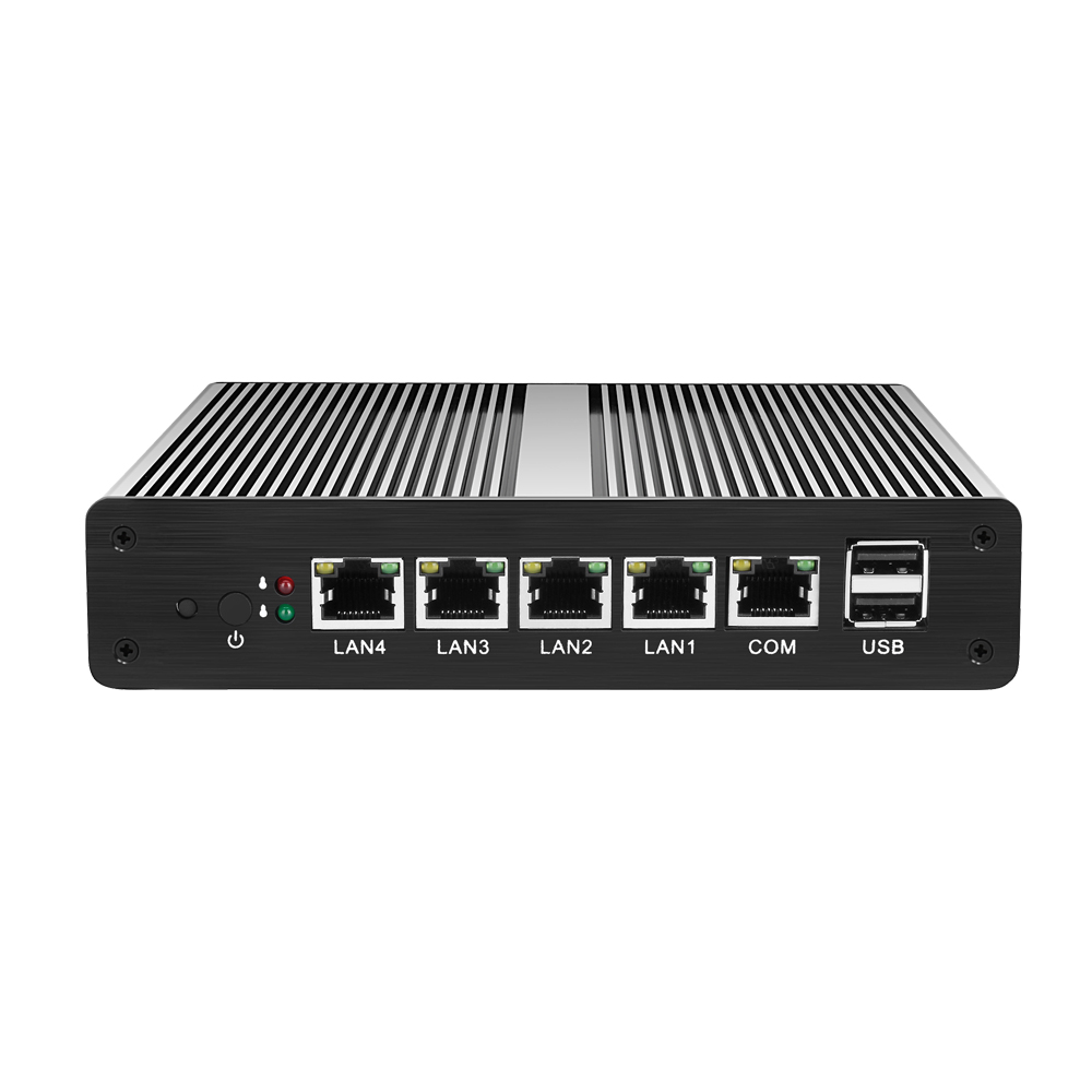 4 gigabit rj45 lan firewall router barebone desktop