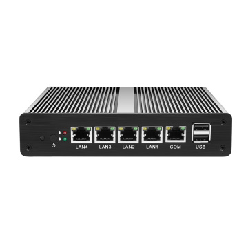 4 Gigabit RJ45 LAN Güvenlik Duvarı Yönlendirici Barebone Masaüstü