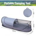 Overlead Single Portable Pop Up Mosquito Net Tent