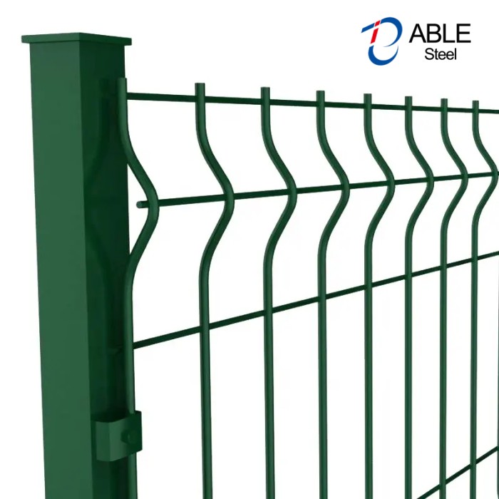 3d Curved Wire Mesh Fence Jpg