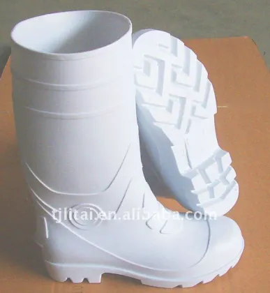 white safety foodstuff boots,fishing boots,kitchen boots,factory boots