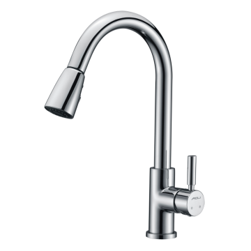 Pull-out Brass Kitchen Faucet Mixer Taps